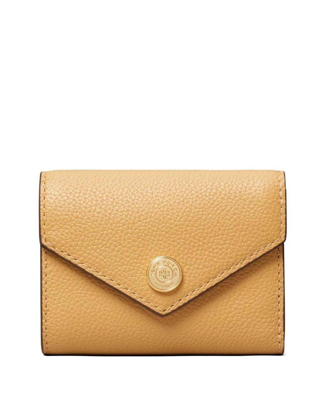 Tory Burch Natural Small Pebble Envelope Wallet