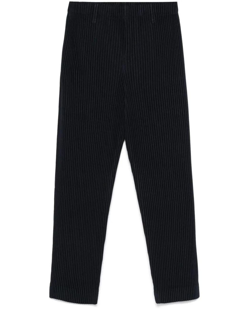 Homme Plissé Issey Miyake Blue Basics Trousers For for men