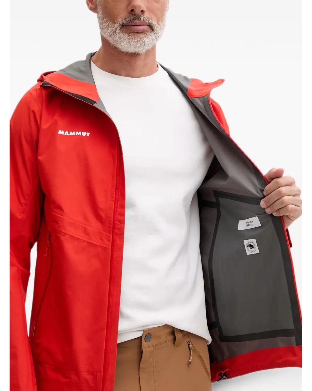 Mammut Red Alto Light Hs Hooded Zip-Up Jacket for men