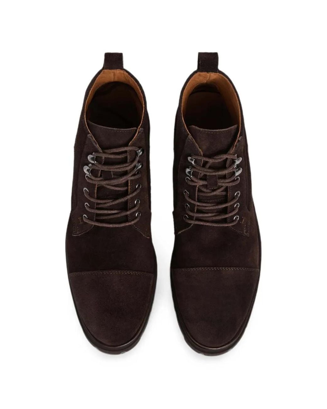 Hackett Brown Hudson Toe-Cap Ankle Boots for men