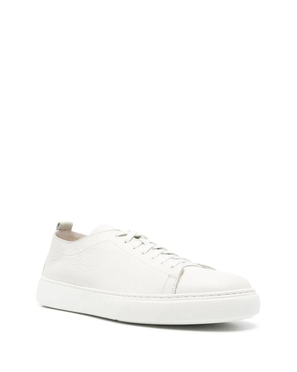Henderson White Leather Sneakers for men