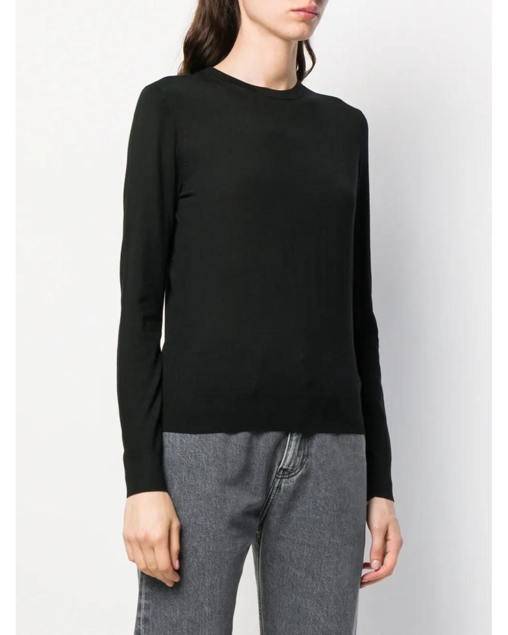 Theory Black Basic Sweater