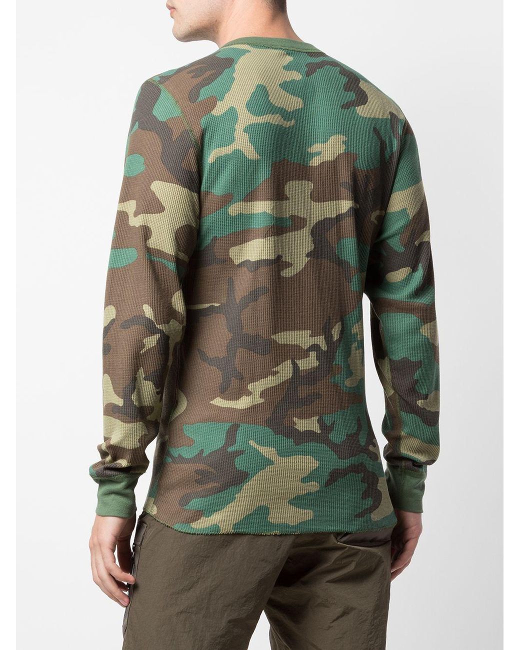 Supreme Synthetic X Hanes Camouflage Thermals in Green for Men | Lyst