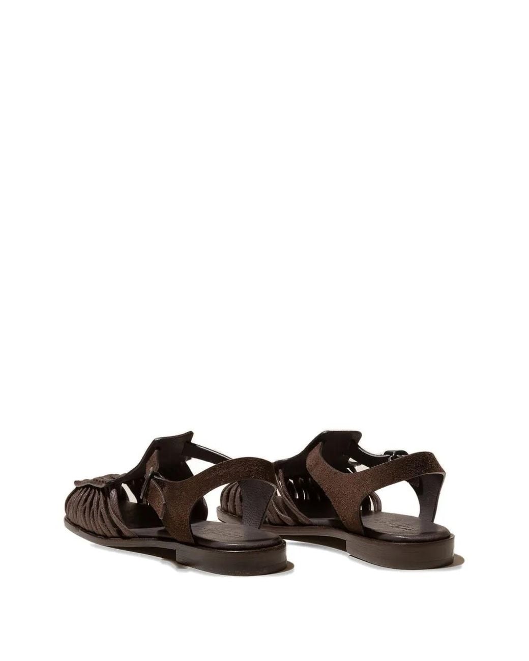 Hereu Brown Alaro Suede Sandals for men
