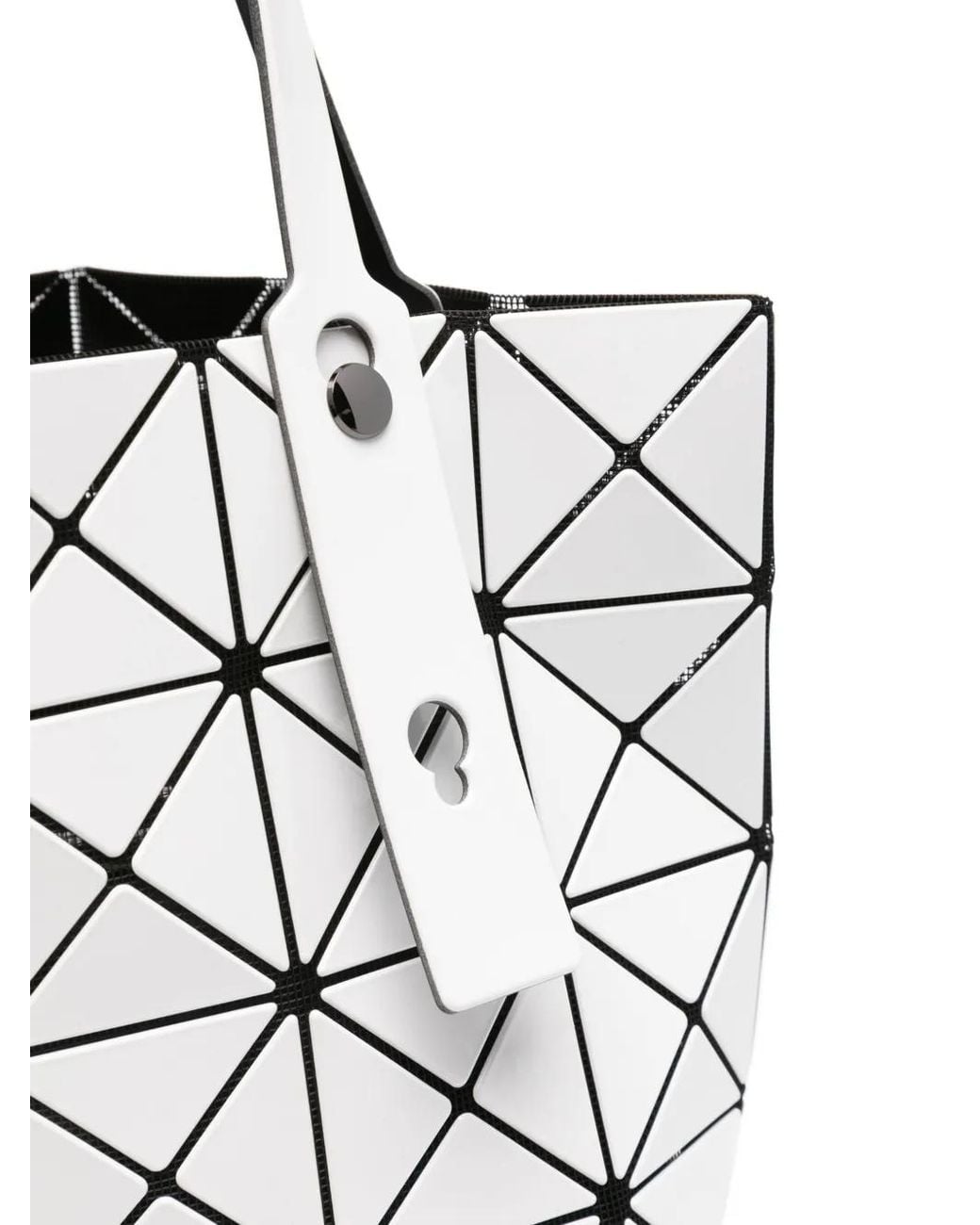 Issey Miyake White Lucent Handtasche