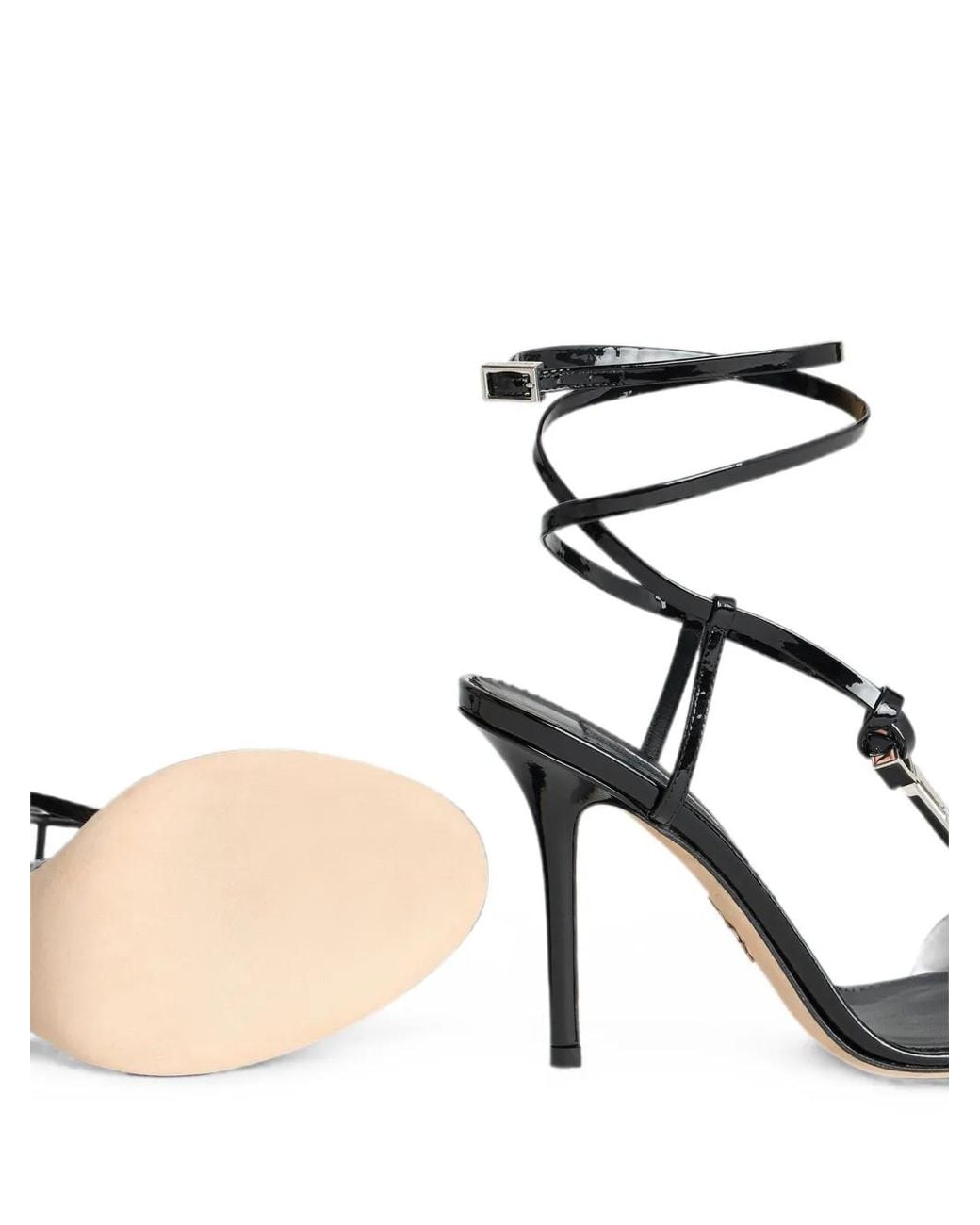 DSquared² Black Chic Night Heeled Sandals