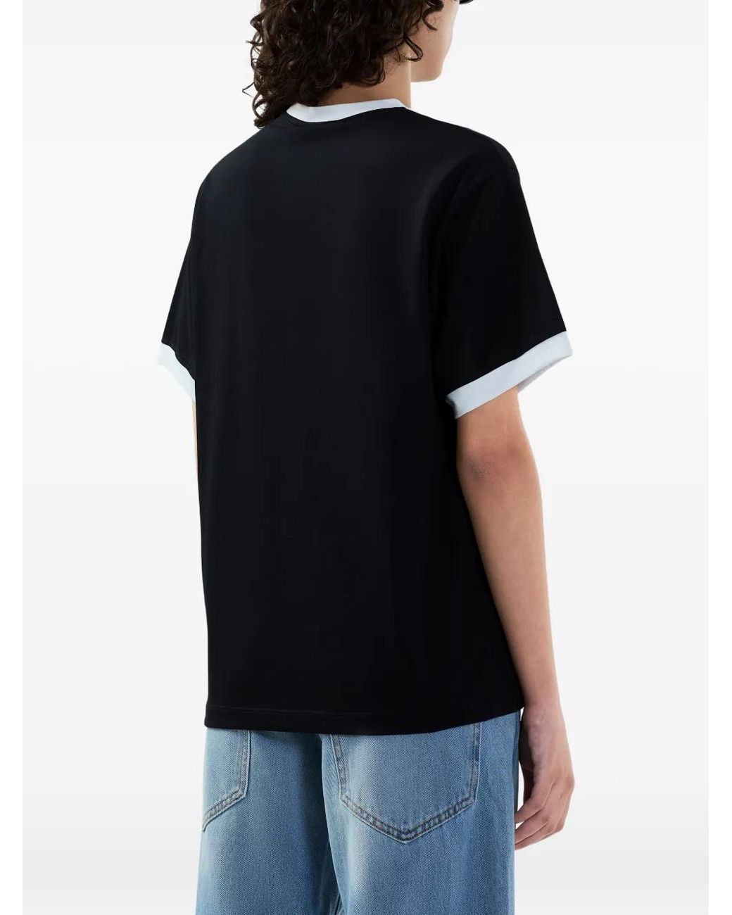 Gcds Black "Ti Amo Outlined Logo T-Shirt