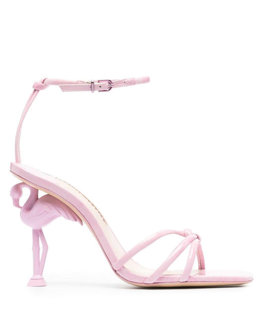 Sophia Webster Leather Flo Flamingo 100mm Sandals in Pink | Lyst