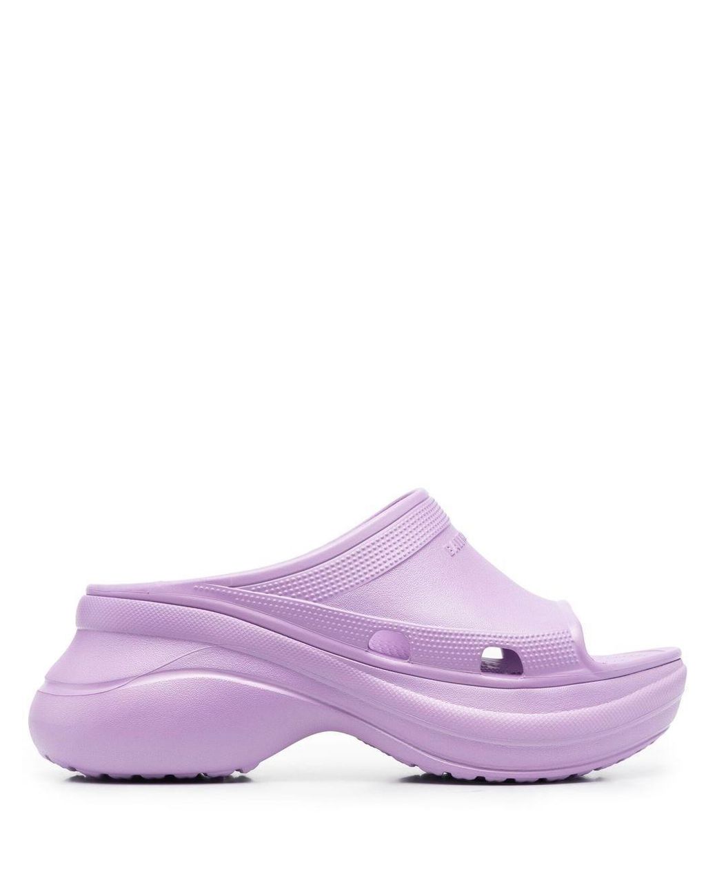 crocs platform sandals white