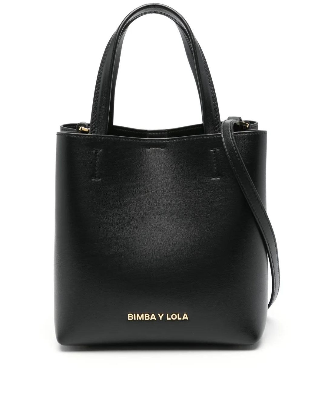 Bolso Trapecio Bolso Negro Piel PequeÃ±o Bolso Bimba Y Lola PequeÃ