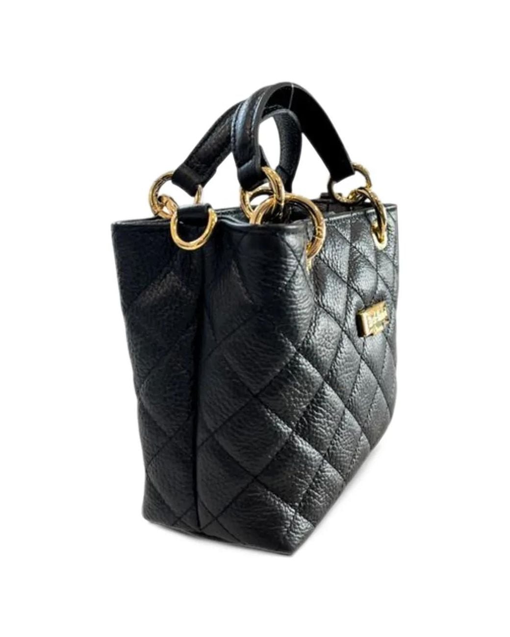 Baldinini Black Sac Cabas À Design Matelassé