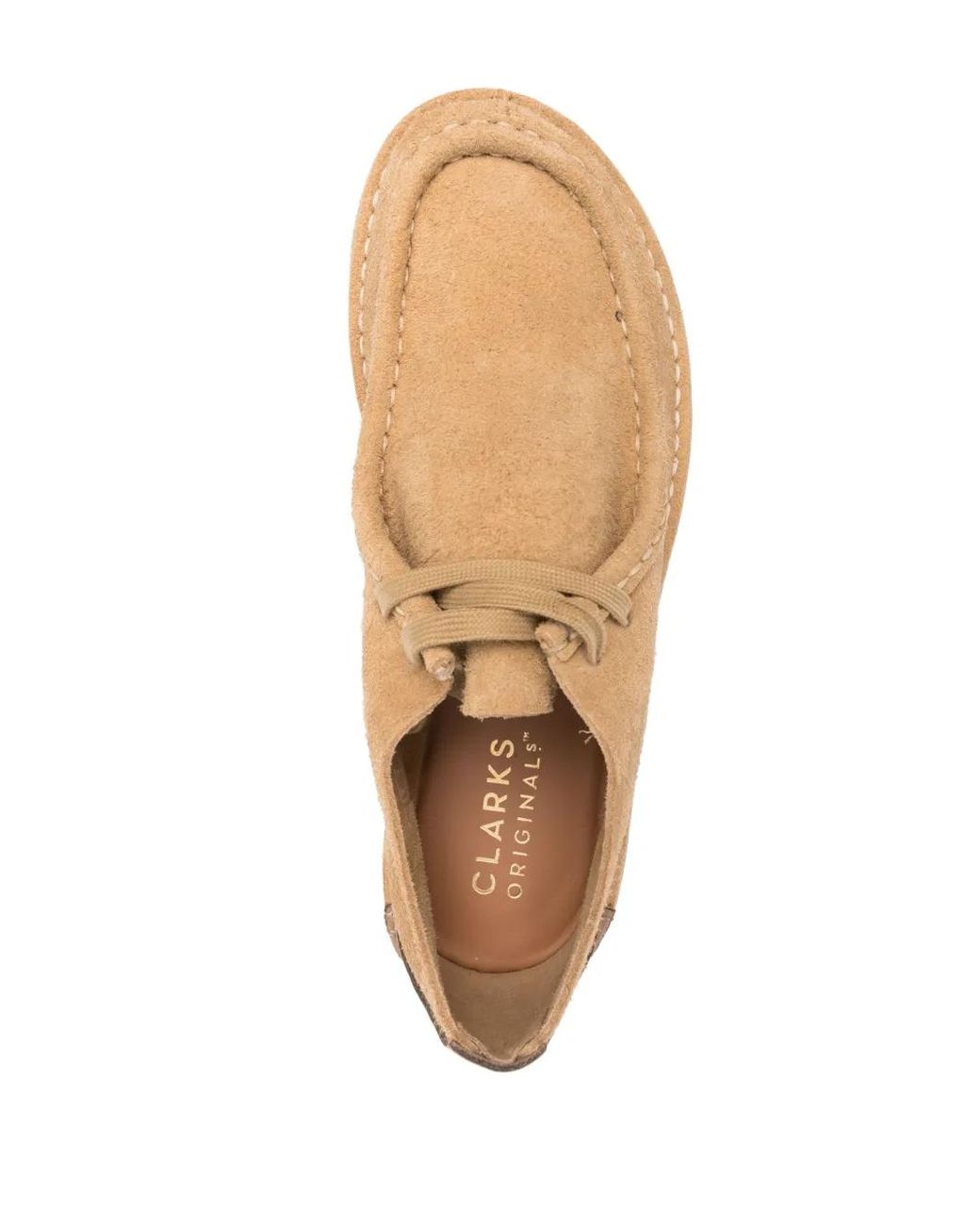 Clarks Natural Desert Nomad Suede Loafers for men