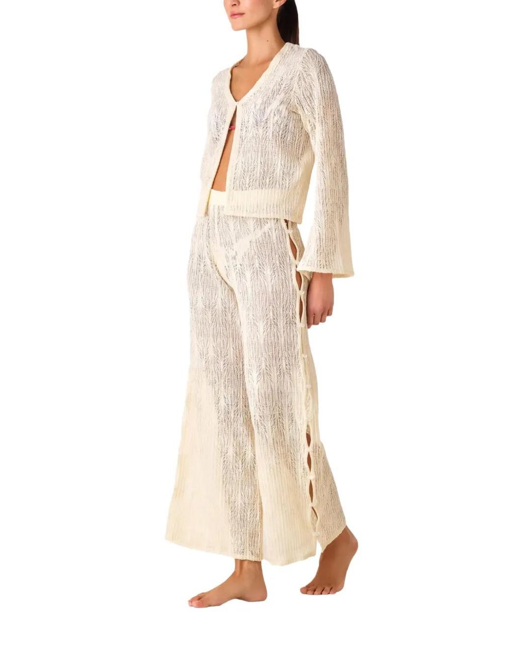 Palmacea Natural Talia Gardenia Cardigan