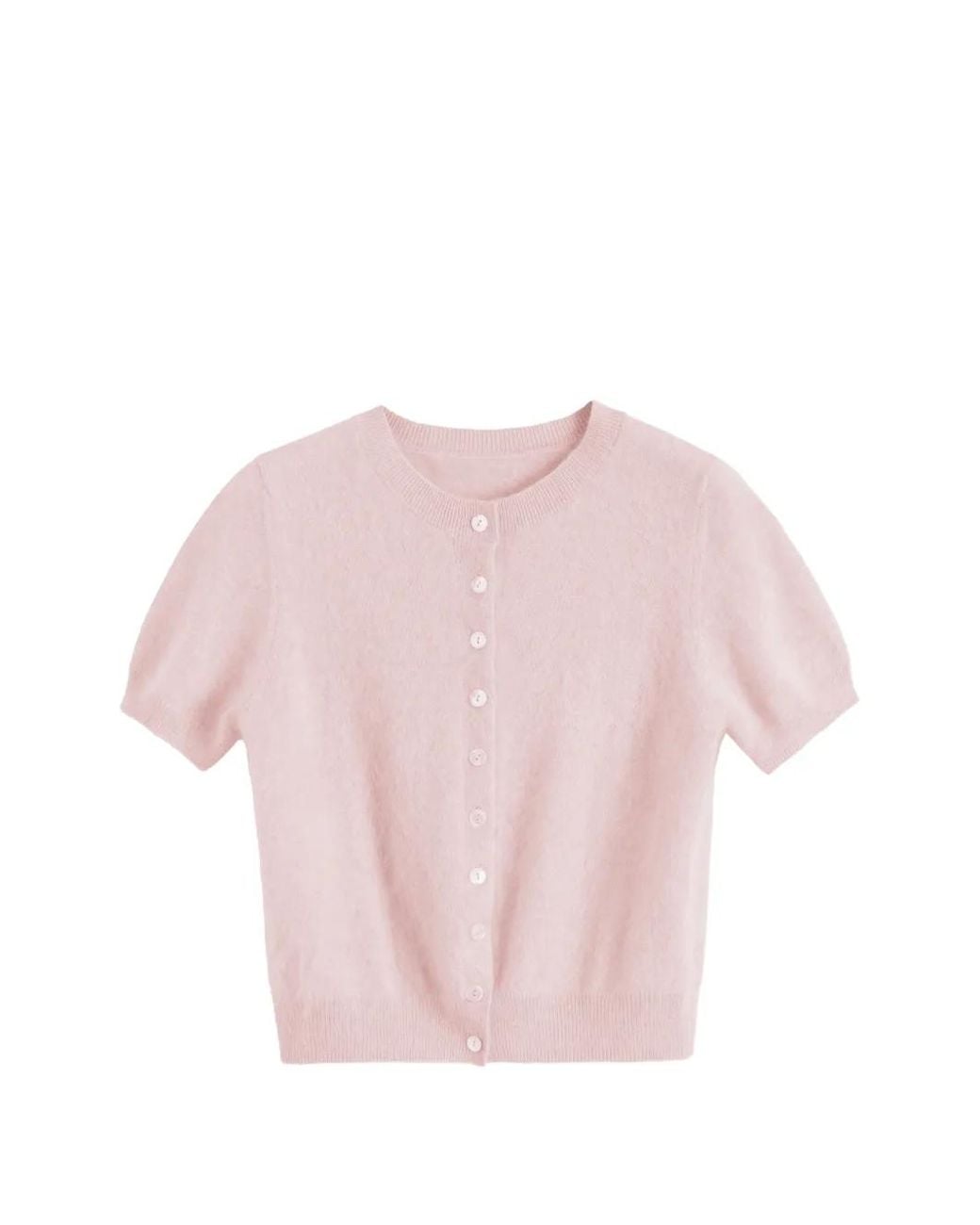 Chinti & Parker Pink Cardigan À Manches Courtes