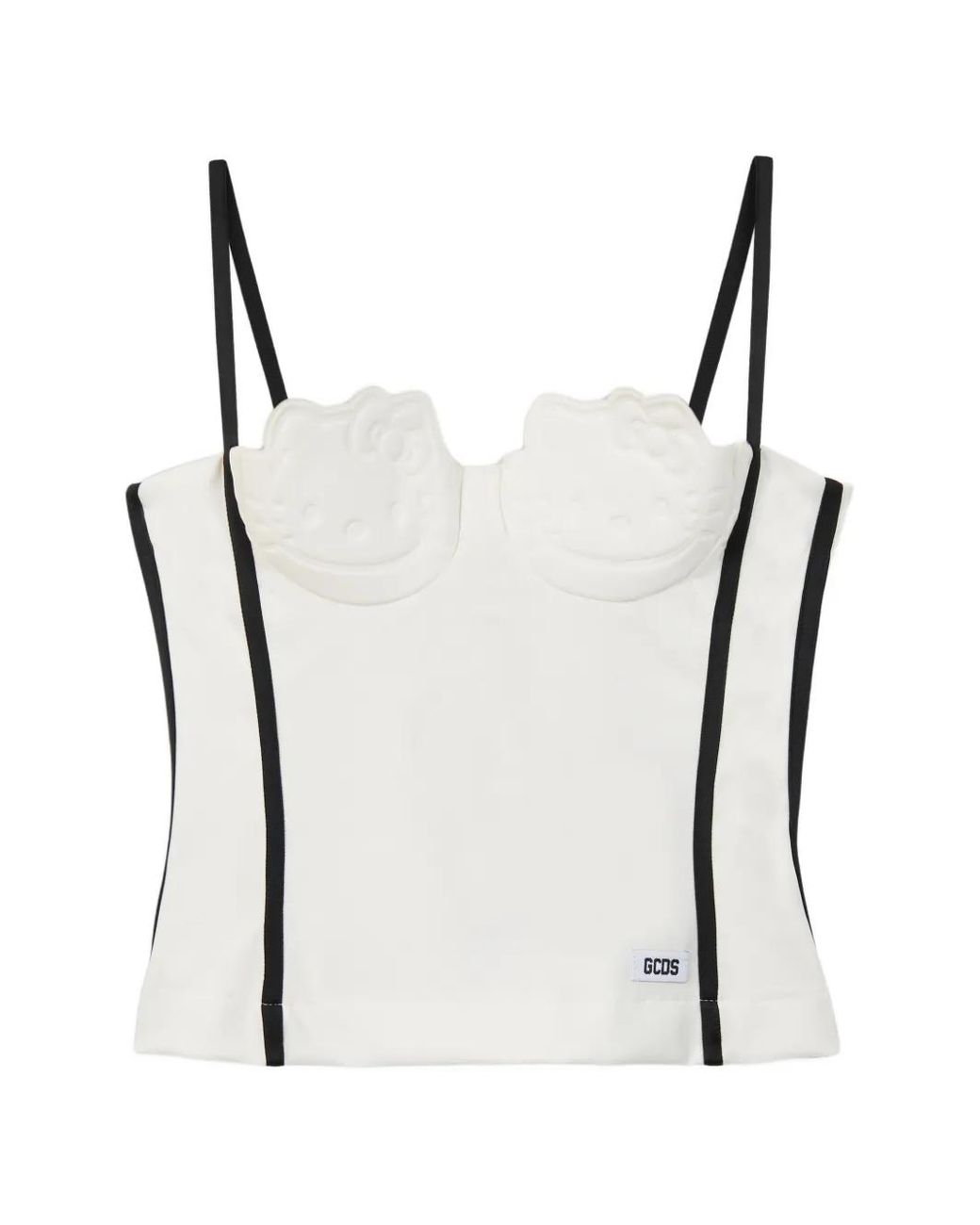 Gcds White X Hello Kitty Strappy Top
