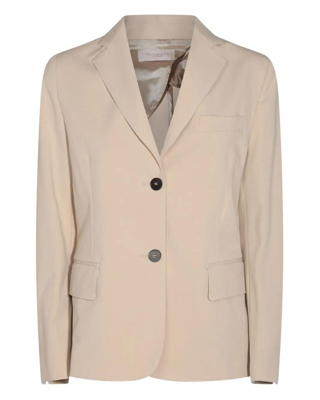 Montedoro Natural Single-Breasted Blazer