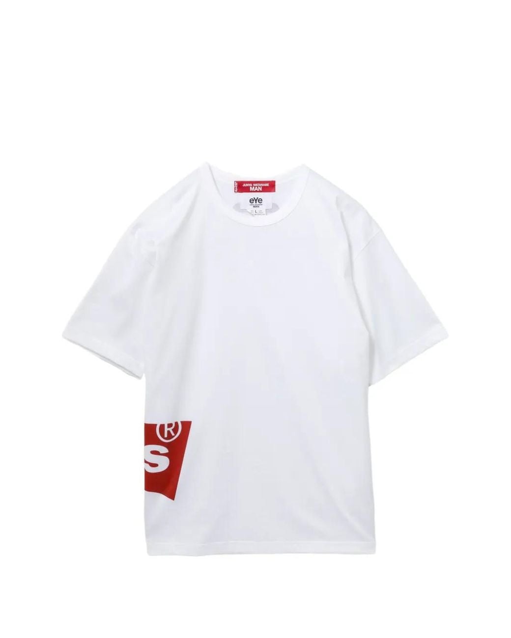Junya Watanabe White X Levi's Logo-Print T-Shirt for men