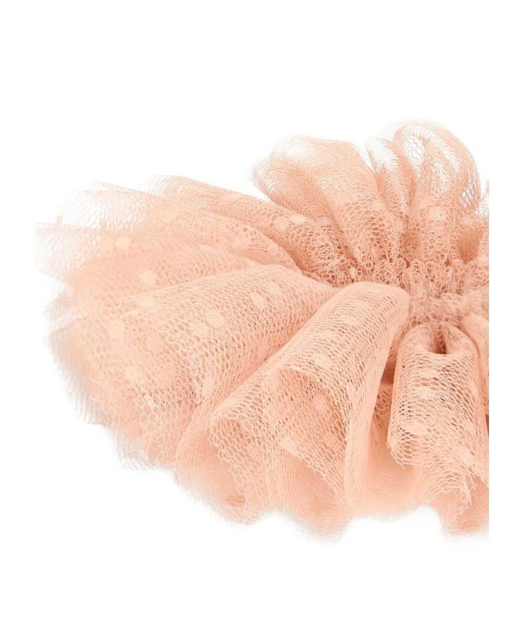 Red(v) Pink Ruffled Scrunchie