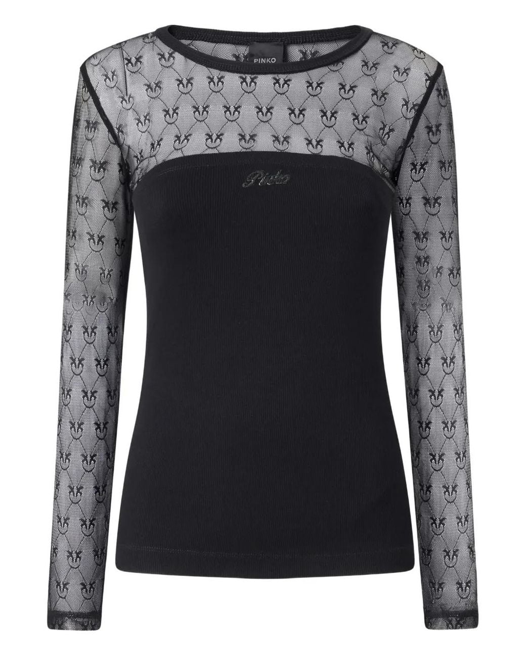 Pinko Black T-Shirts And Polos