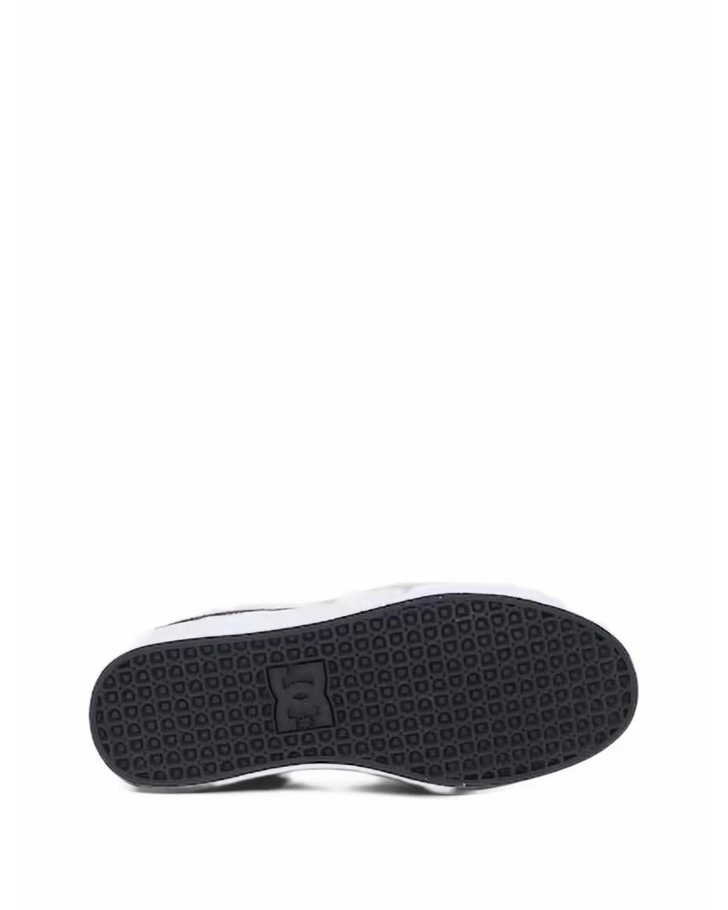 DC Shoes White Baskets Kalis Vulc À Coutures Contrastantes