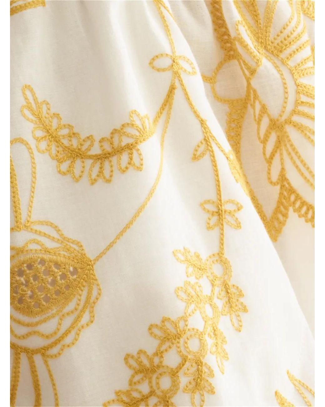 Eres White Floral-Print Shorts