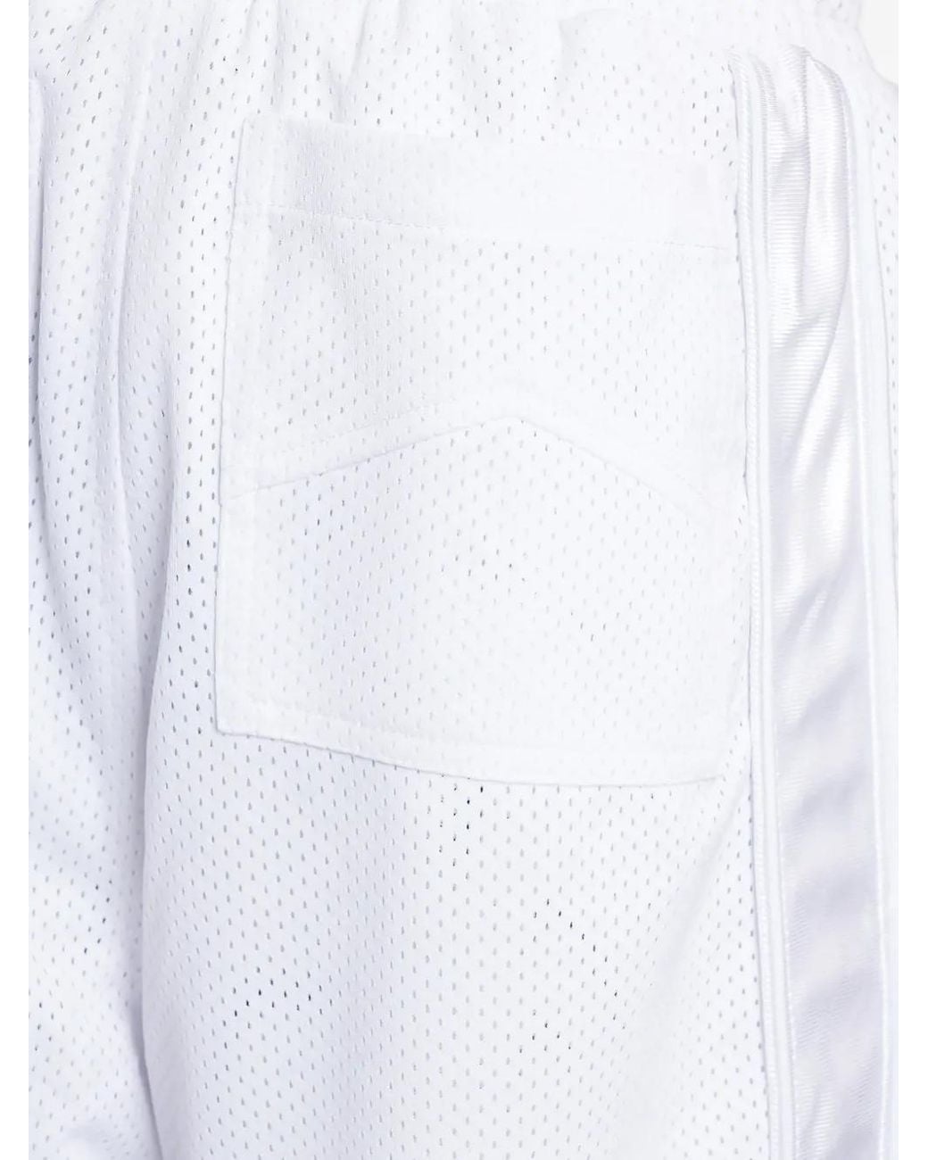 Rhude White Drawstring Shorts for men