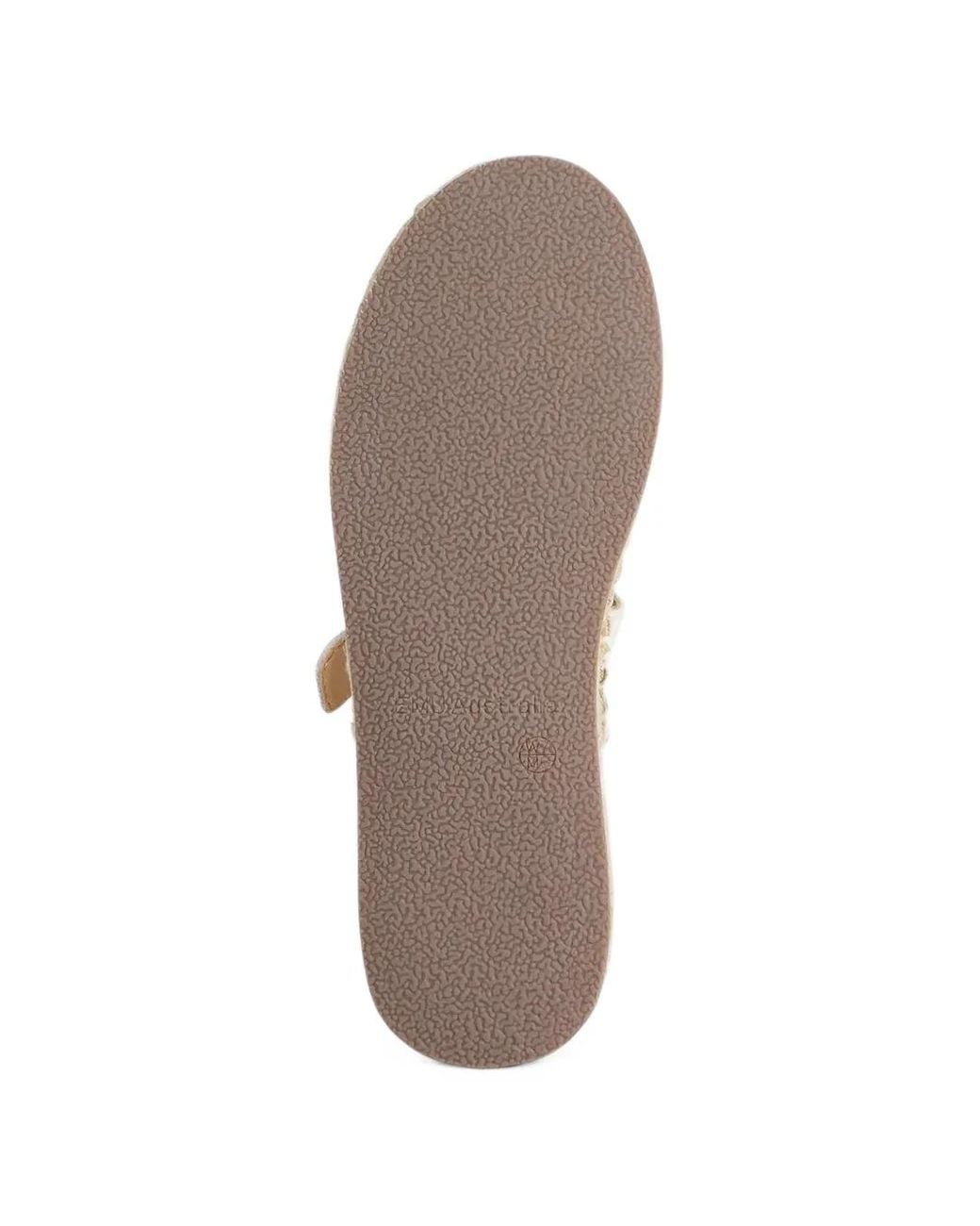 EMU White Tess Flat Espadrilles