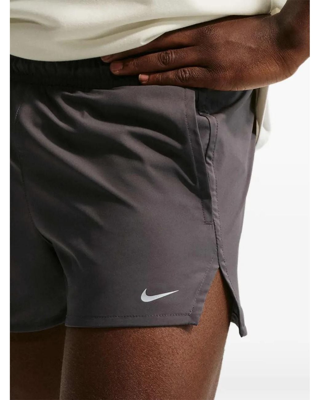 Nike Blue Dri-Fit 3" Brief-Lined Running Shorts for men