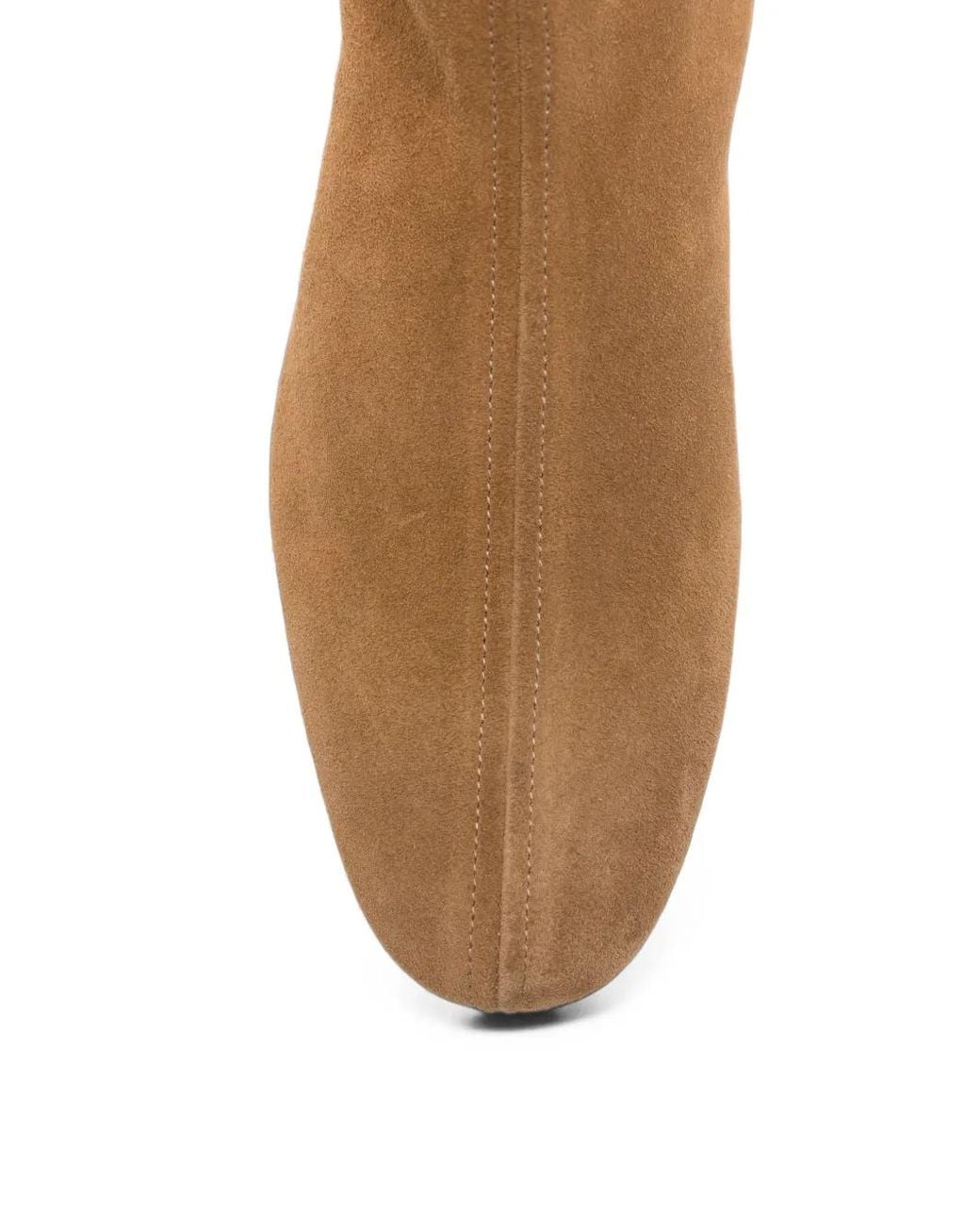 Totême Brown Suede Rear-Zip Boots