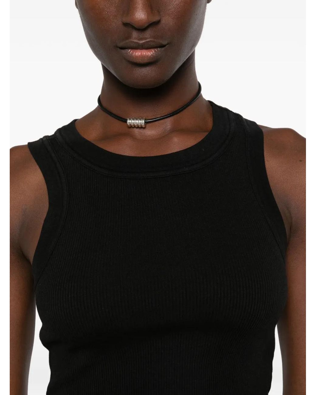 Citizens of Humanity Blue Isabel Ribbed-Knit Tank Top
