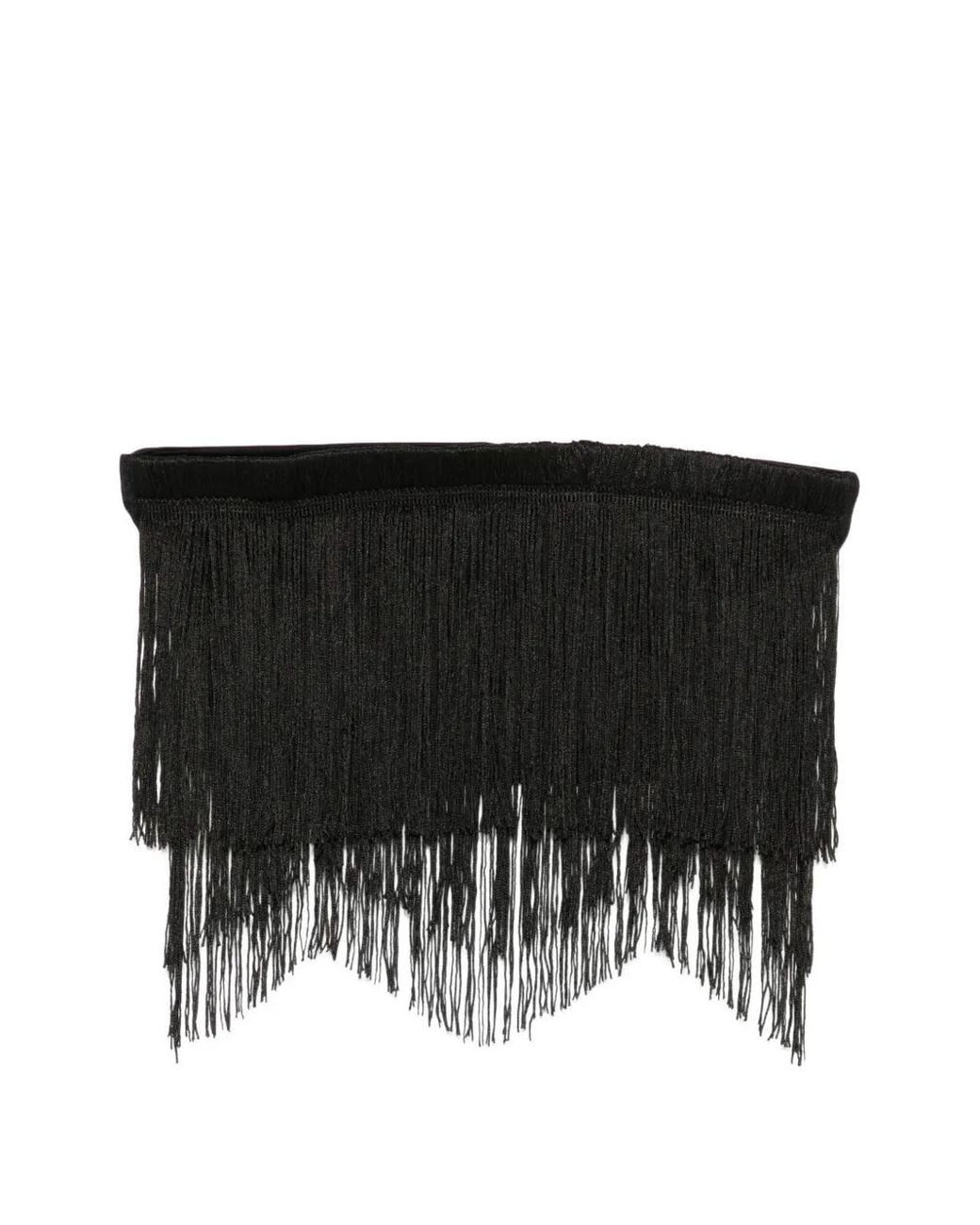 Top Con Frange di Bless in Black