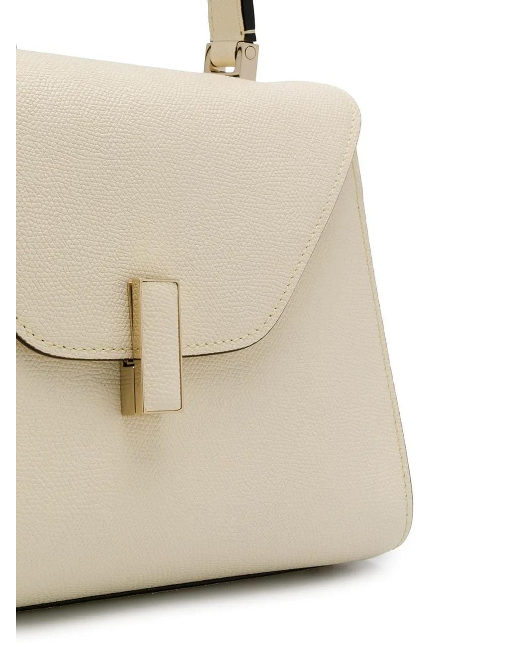 Valextra Natural Iside Mini Leather Bag