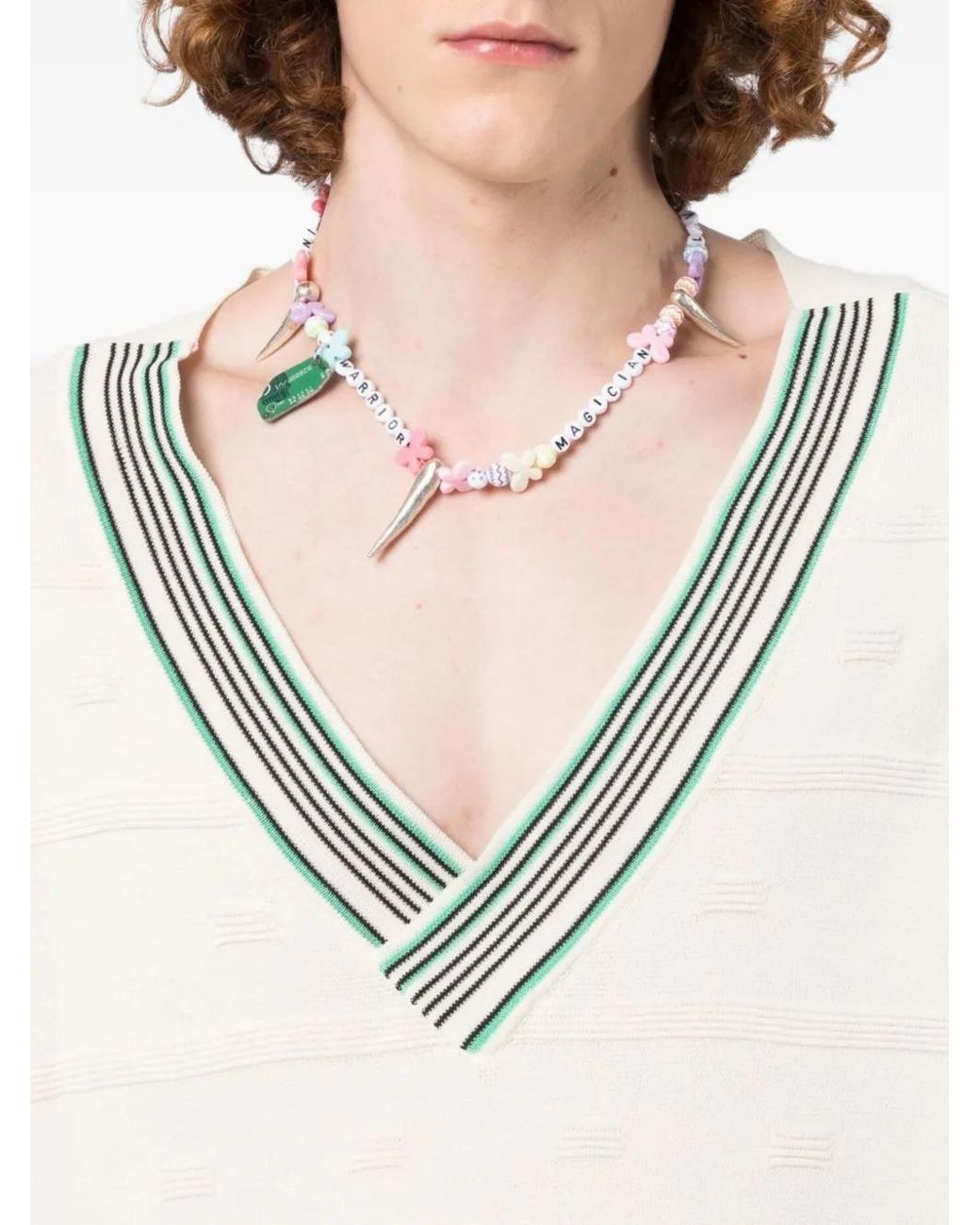 Phipps Pink Beaded Necklace