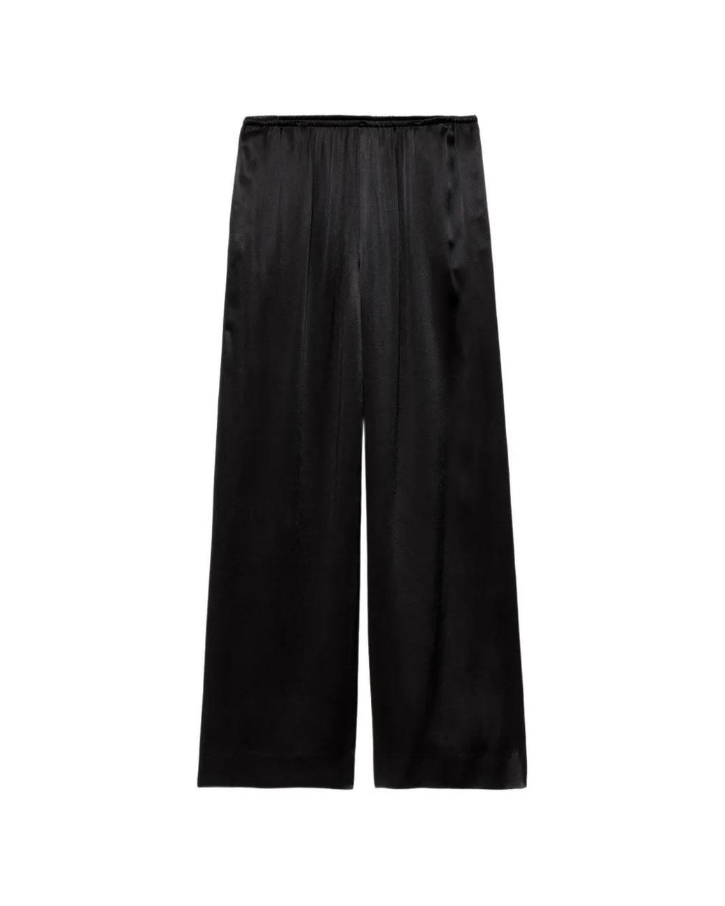 AllSaints Black Lycia Palazzo Trousers