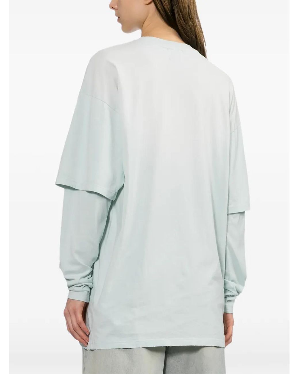 Halfboy Blue Double Sleeves T-Shirt