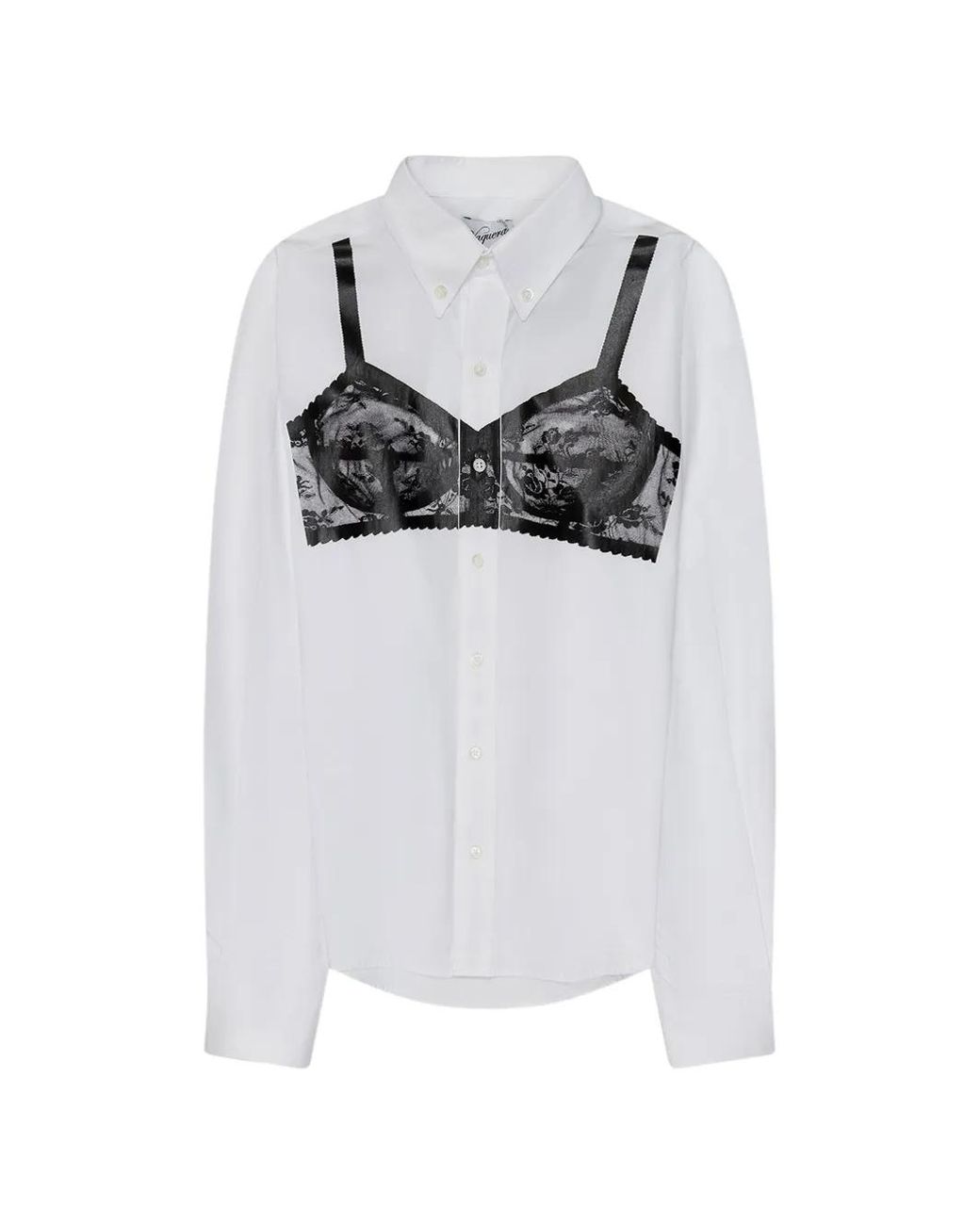 VAQUERA Gray Trompe L'Oeil Button-Down Shirt for men