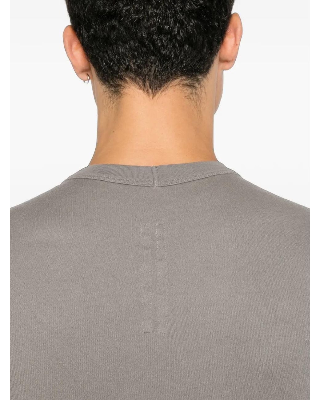 Rick Owens Gray Pull À Manches Longues Et Empiècements for men