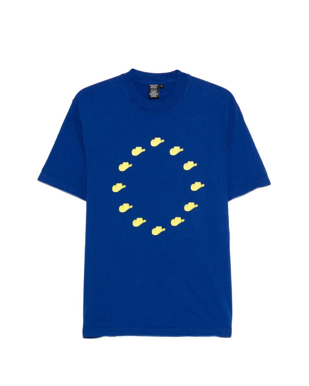 COWBOYS OF HABIT Blue Graphic-Print T-Shirt