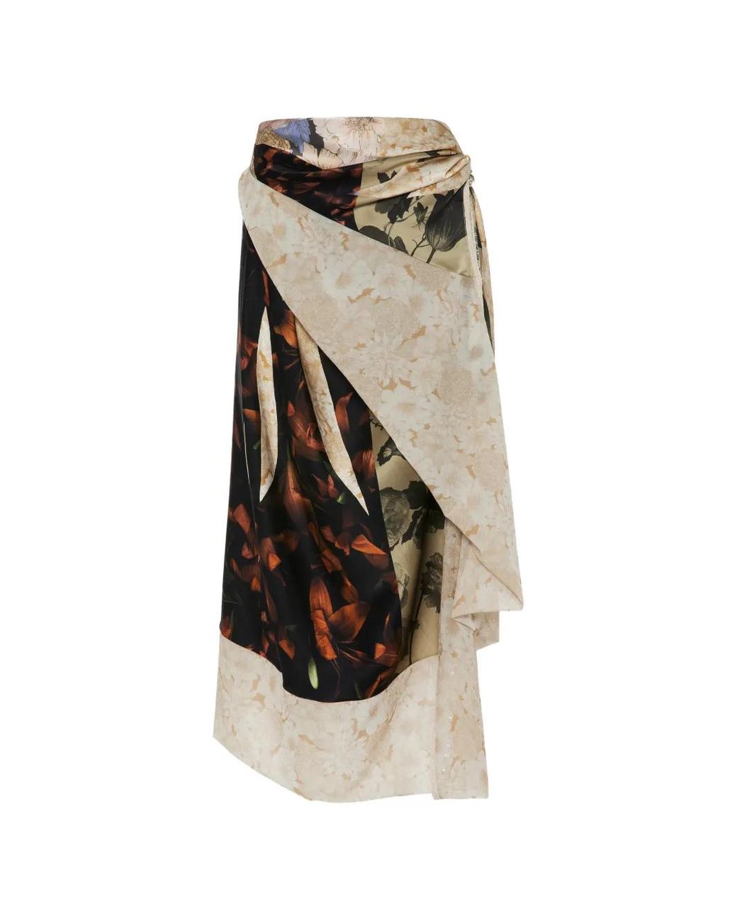 Maison Margiela White Midi Skirt