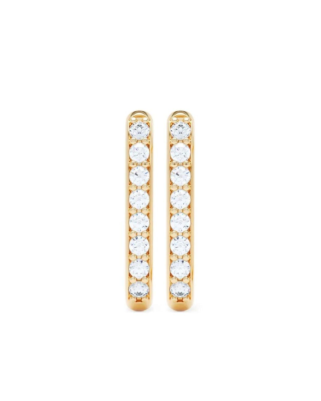 LOEV Metallic 14K Allday Diamond Earrings