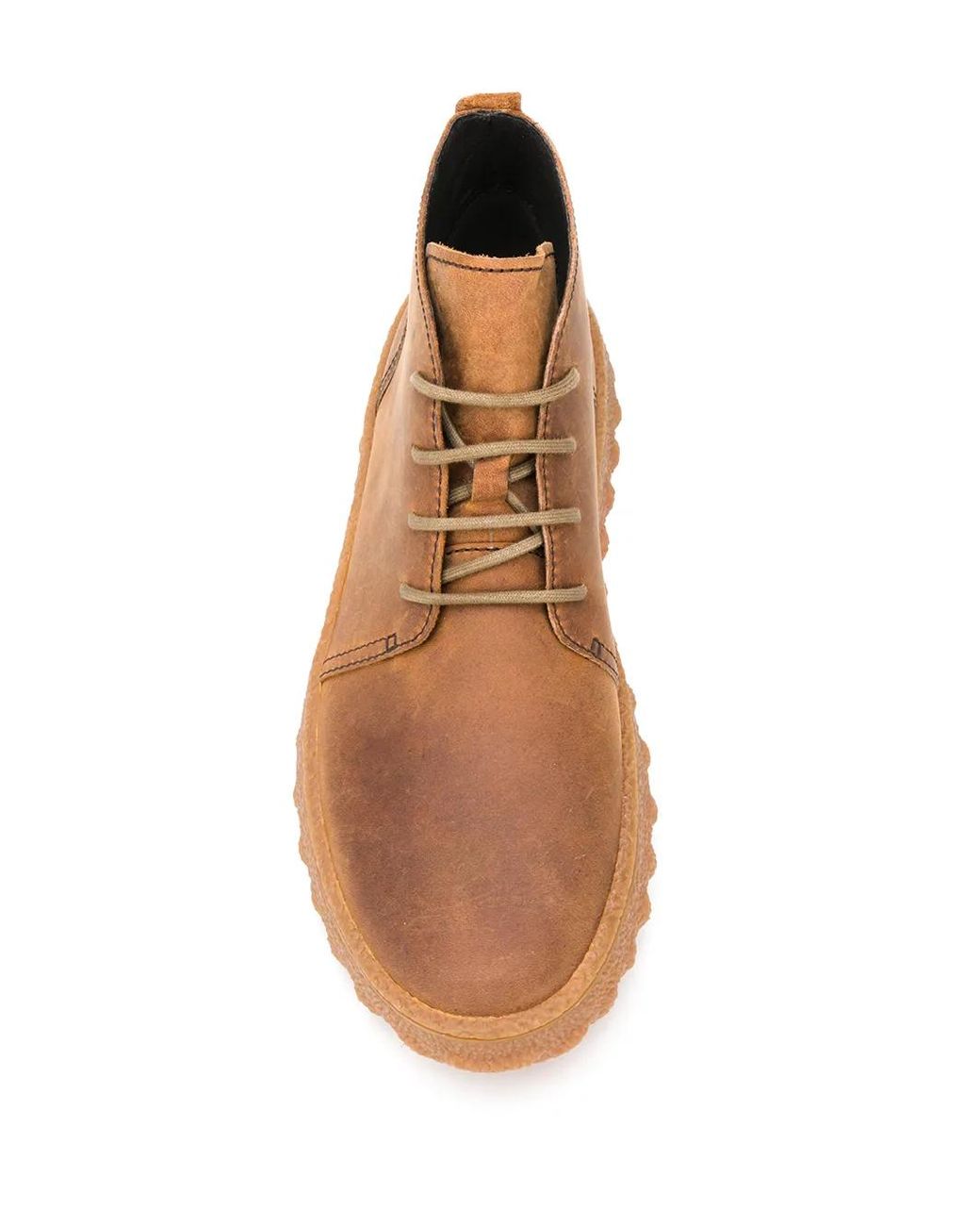 Camper Brown Ground Lace-Up Boots for men
