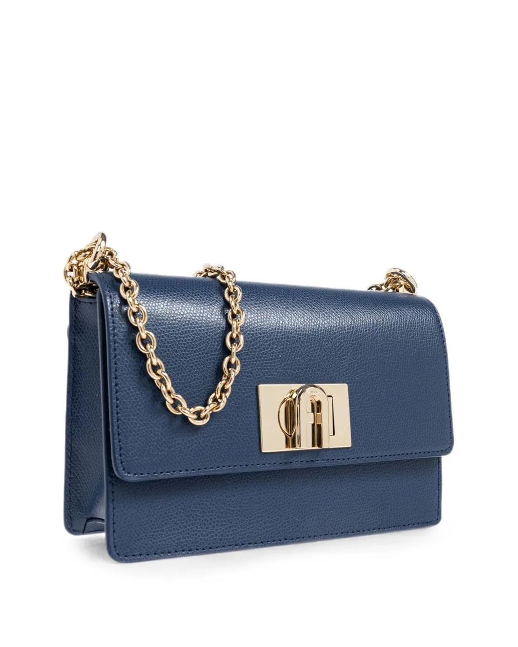 Furla Blue 1927 Mini Shoulder Bag