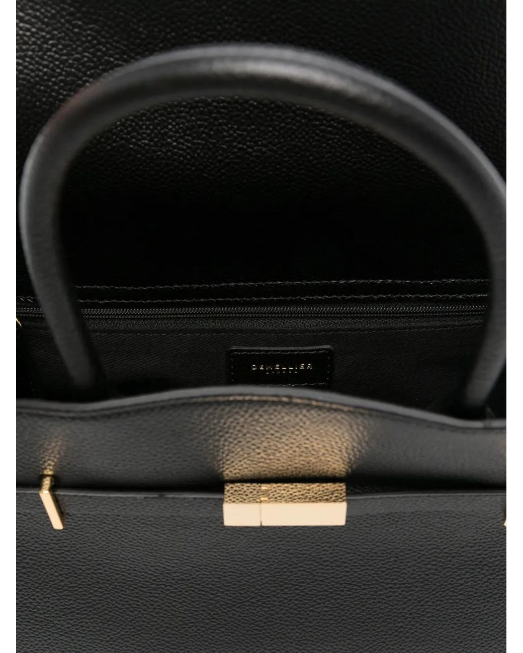 DeMellier London Black Midi Hudson Tote Bag