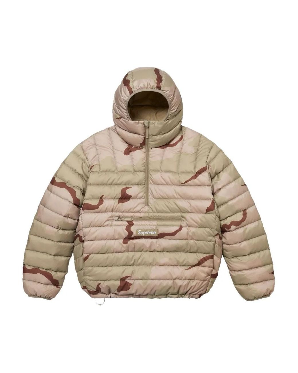 Chaqueta Con Motivo Militar Supreme de hombre de color Natural