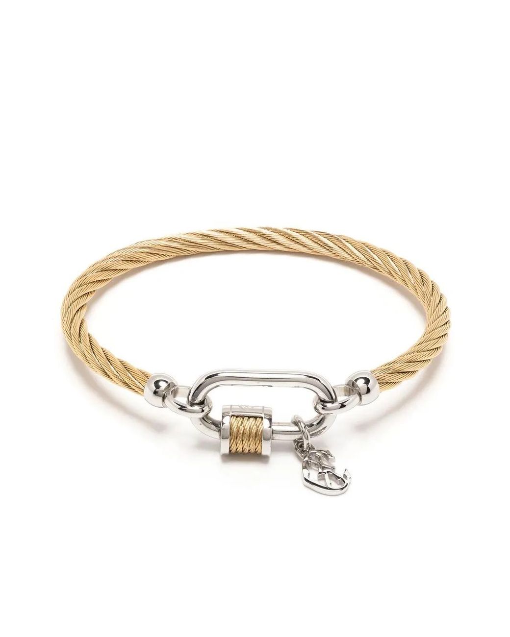 Charriol Metallic Forever Lock Cable Bangle
