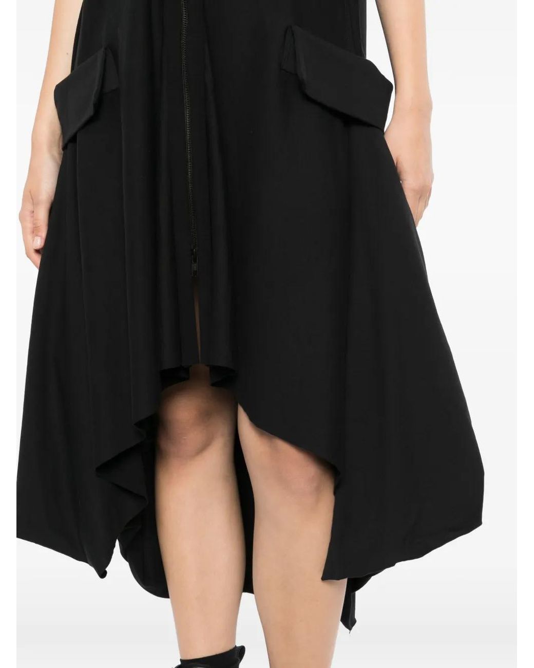 Abito Con Zip E Cappuccio di Limi Feu in Black