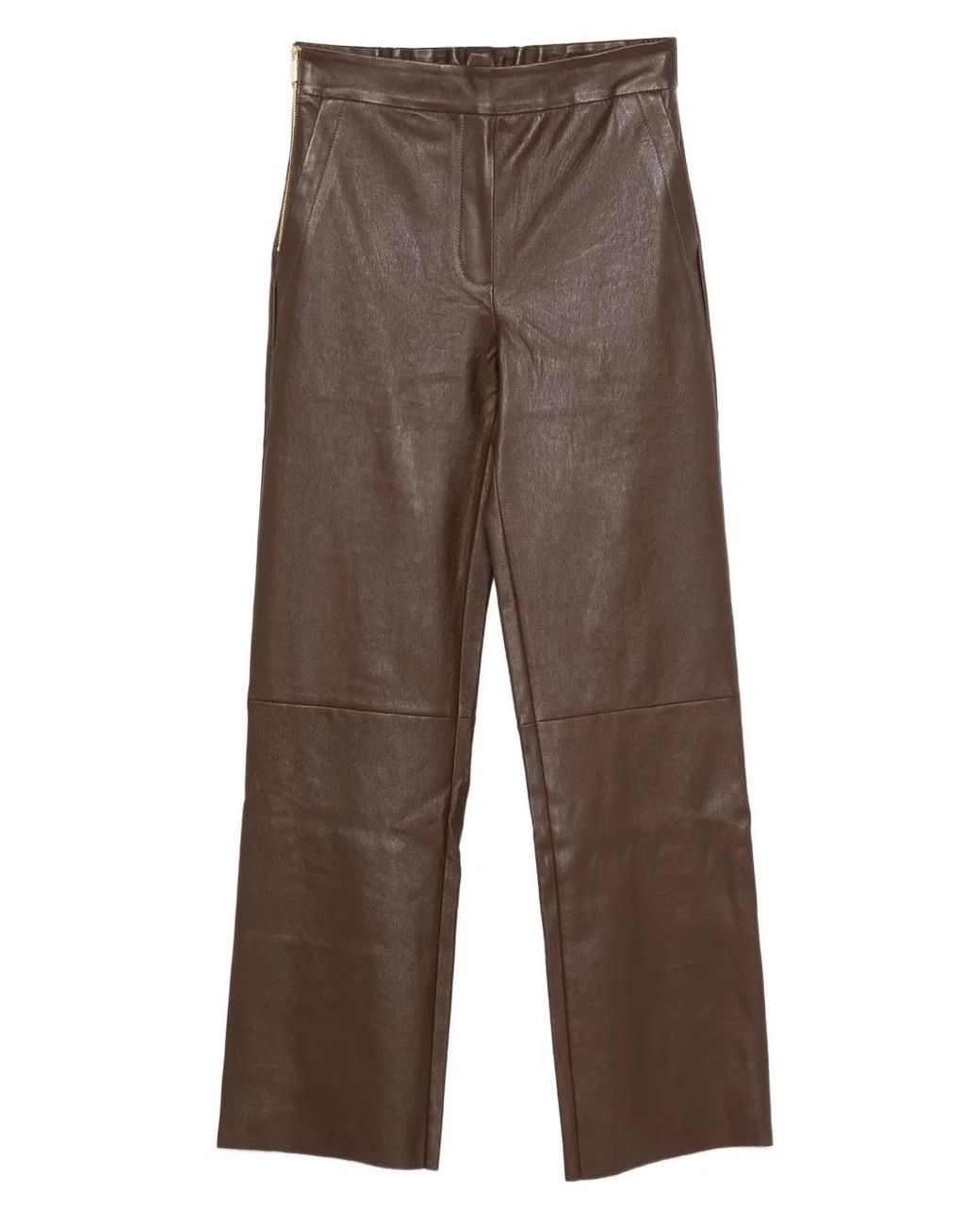 Max & Moi Broek Met Elastische Tailleband in het Brown