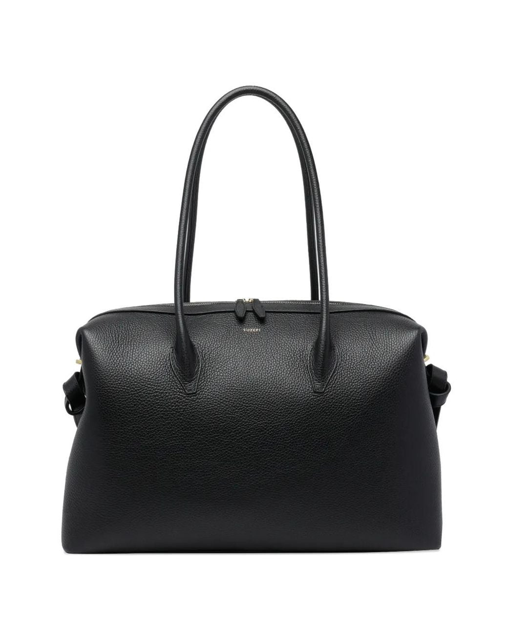 Yuzefi Black Large Brioche Shoulder Bag