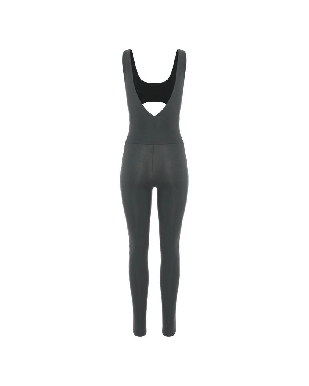 Live The Process Gray Cutout-Detailing Jumpsuit