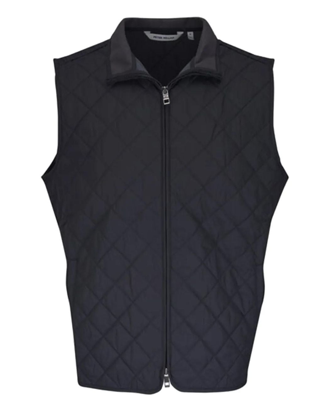Peter Millar Blue Quilted Zip-Up Gilet for men